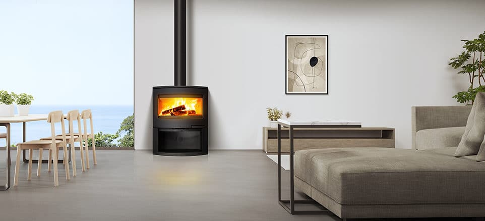 Poêle à bois fonte & acier Invicta Calcias - 9 kW