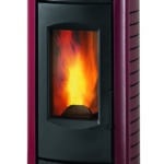 Pellet stove Invicta Drosera burgundy