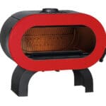 Poêle à bois fonte Invicta Fifty arche rouge - 10kW