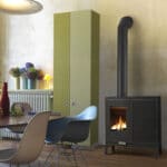 Poêle à bois fonte hybride Invicta Akimix - 7 kW