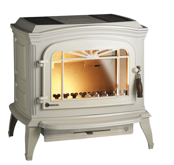 Poêle à bois encastrable Cuir 900, INVICTA, 14 kW anthracite