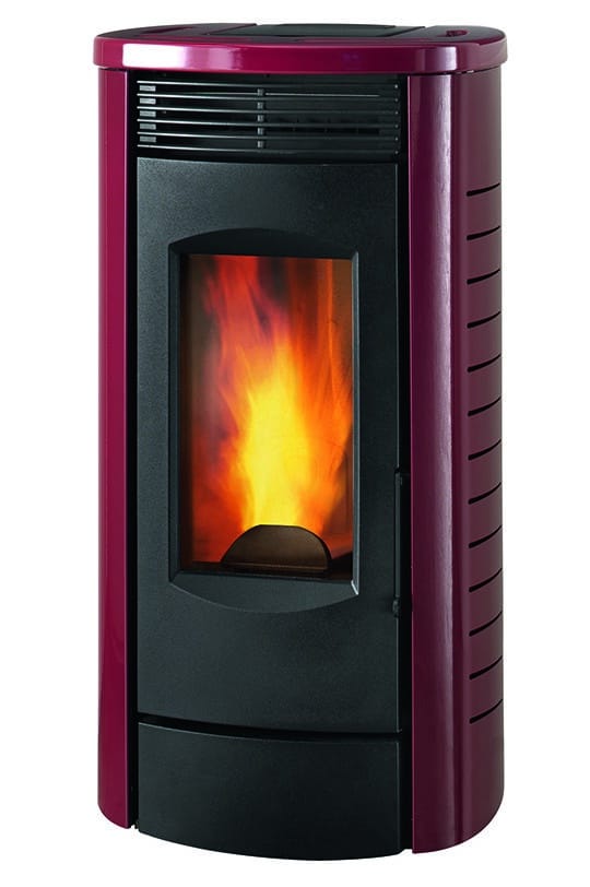 Pellet stove Invicta Drosera burgundy