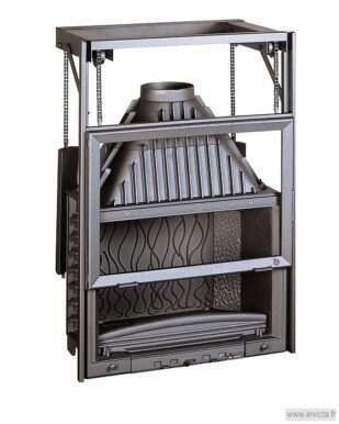 Foyer pour cheminée fonte Invicta - 800 Grande Vision