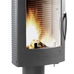 Poêle à bois fonte Invicta Pharos pivotant 360° - 12 kW