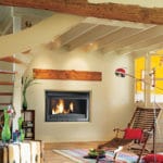 Foyer fonte pour cheminée - Invicta - 900 Grande Vision relevable