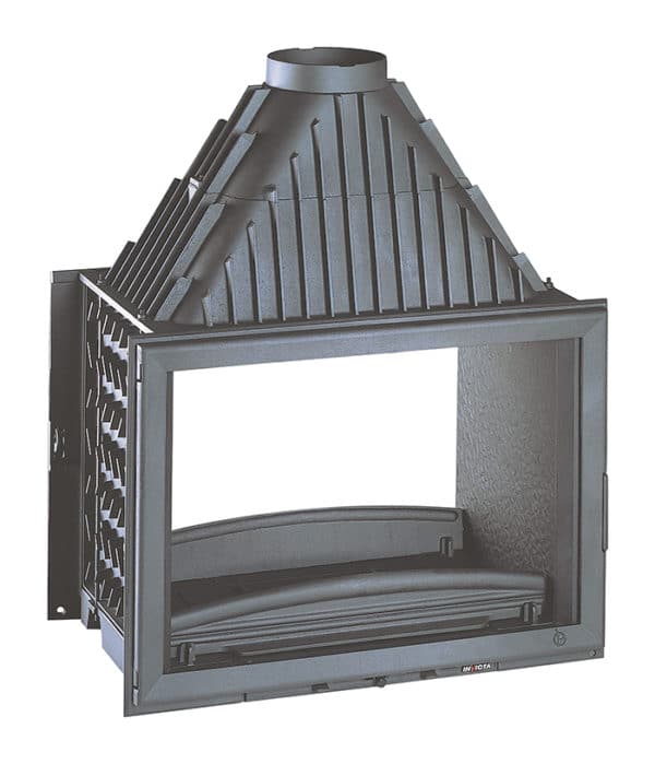 Foyer à bois 800 GV Double Face Volet
