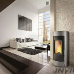 Pellet stove Invicta Olea grey