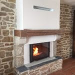 Foyer pour cheminée fonte Invicta - 800 Grand Angle