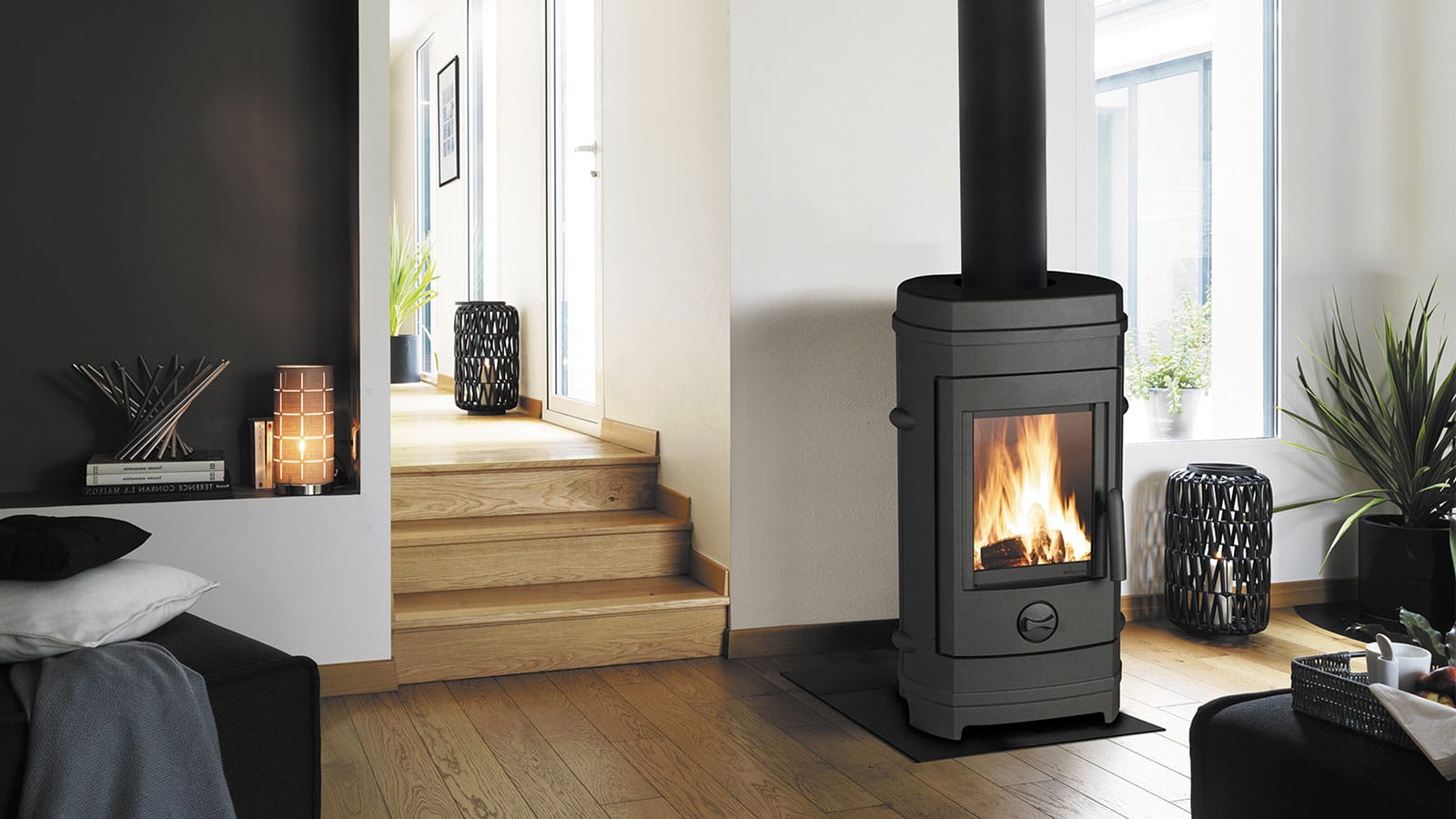 Poêle à bois Balami en fonte 7 kW INVICTA