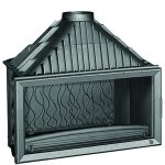 Foyer fonte pour cheminée - Invicta - 1100 Grande Vision