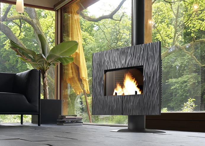 Poêle à bois fonte Invicta Gaya Ardoise - 12 kW