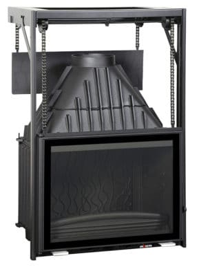 Foyer pour cheminée fonte Invicta - 700 Grand Angle