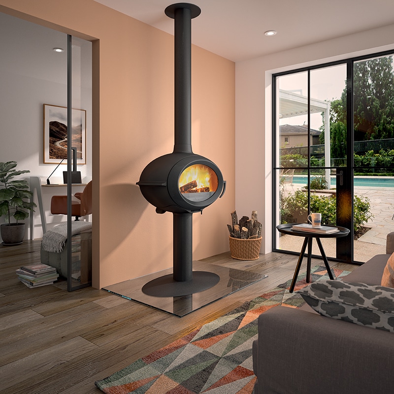 Poêle à bois INVICTA, BRIO, 7 kW