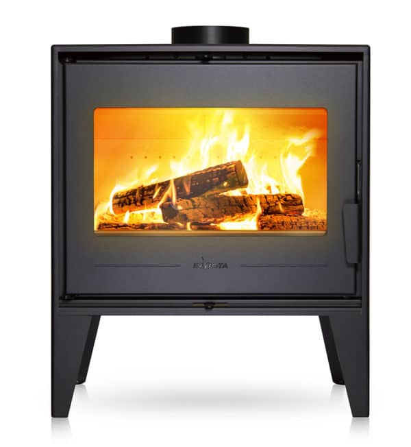 Poêle à bois en fonte Invicta Rustica 10kW 120m²