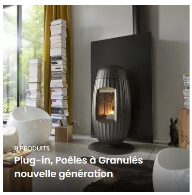 Poêle à granulés Invicta Cannelé Plug-IN