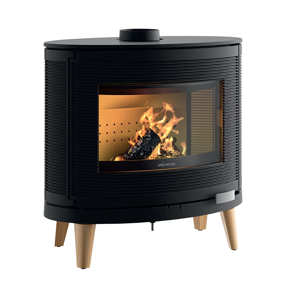 Invicta Kaori Zen cast iron wood stove - 9 kW