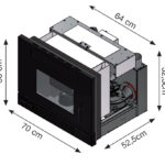 Installation - Insert à granulés Invicta Metti - 8 kW