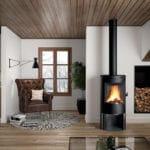 Invicta Neosen steel & cast iron wood stove - 6 kW