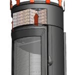 Accumulateur pour poêle à bois acier et fonte Invicta Neosen