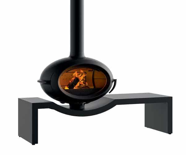 Brio on Bench – Cast Iron Wood Stove – air intake